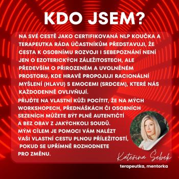 Kdo jsem Kateřina Šebek